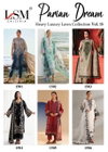 Parian Dream Vol 15 By Lsm Lawn Cotton Dress Material Orders In India
